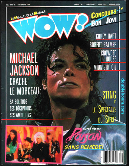 WOW Septembre 1988 - Michael Jackson